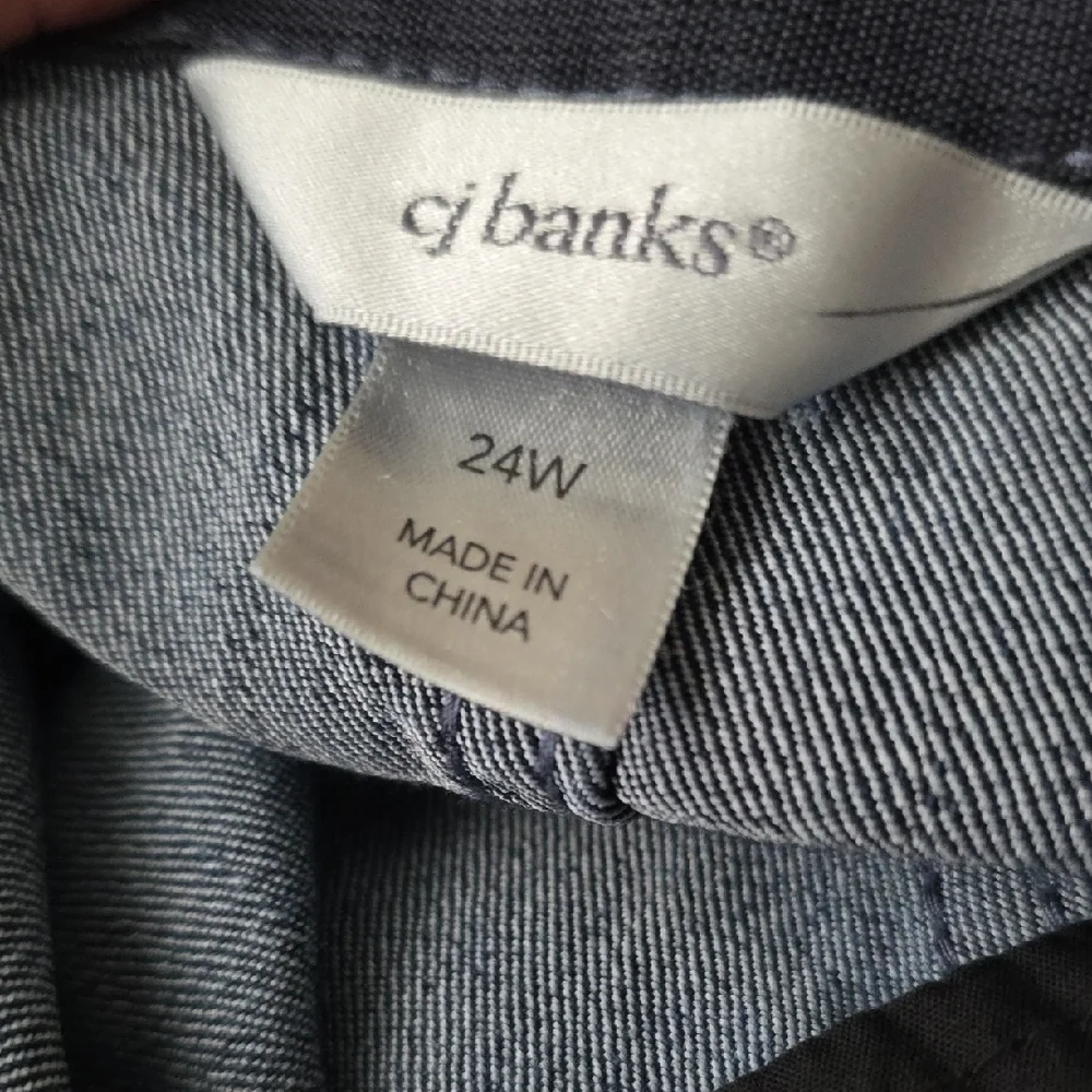 CJ Banks Dark Blue Relaxed Men's Jeans - Picture 2 of 4